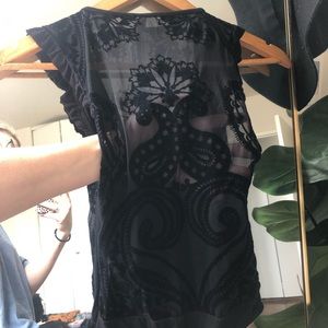 Free people mesh back body suit